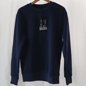 Kangol Men's Dark Blue Crewneck Sweater NEW